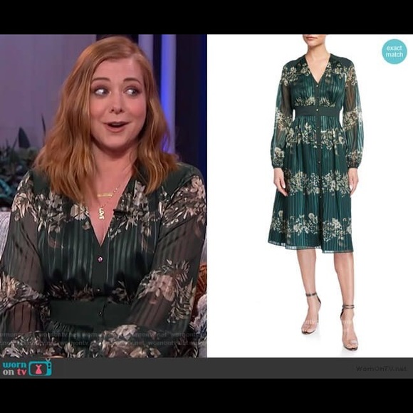 NWT Ted Baker Delyla Meadow Sweep Dress. Sz.1 ( Ted Baker sizing) - Picture 3 of 6